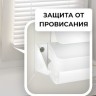 Жалюзи горизонтальные алюминиевые "Танго 25", Белый шелк 5101, 80 х 130 см, упр Правое