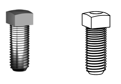 Болт специальный  3/8x1 1/2" с твердым окончанием для фиксации барабанов, окончания пружин, муфт к валу