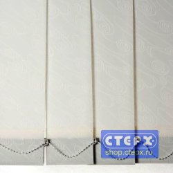 Оазис /цвет белый/ - ламель для вертикальных жалюзи из ткани