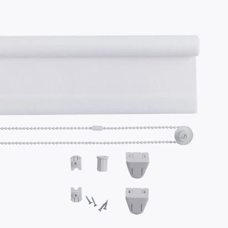 Рулонная штора "BOLERO" E19, ткань Каспер молочно-белый, 50 х 190 см