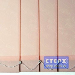Оазис /цвет персиковый/ - ламель для вертикальных жалюзи из ткани