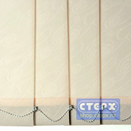 Оазис /цвет бежевый/ - ламель для вертикальных жалюзи из ткани