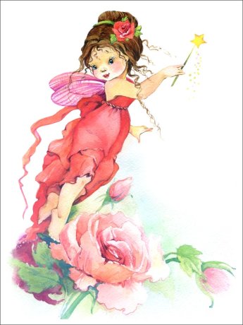 Постер - репродукция «Цветочная фея Розетта», 30 см х 40 см