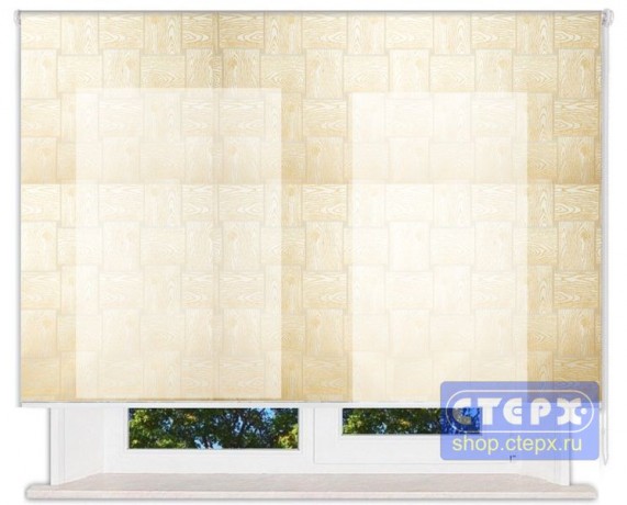 Штора рулонная с цепочным приводом «Миди», коллекция «Дриада»