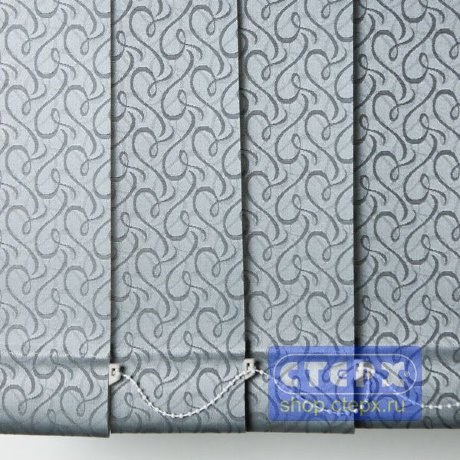 Вертикальные жалюзи с полотном из ткани коллекции «Рококо»