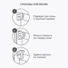 Рулонная штора "БОЛЕРО", Союз, M19, серый 70 х 190 см