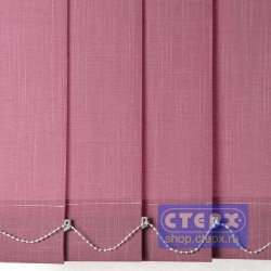 Вертикальные жалюзи с полотном из ткани коллекции «Шантунг» с вискозой