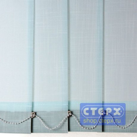 Вертикальные жалюзи с полотном из ткани коллекции «Шантунг» с вискозой