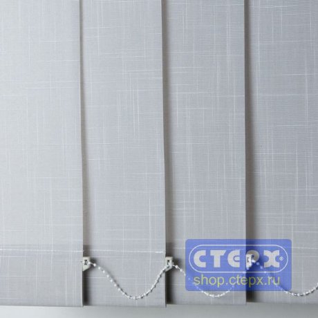 Вертикальные жалюзи с полотном из ткани коллекции «Шантунг» с вискозой