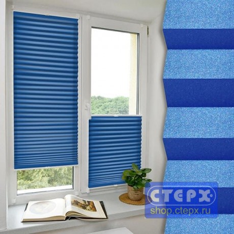 Штора плиссе модель «Хип-Хоп», коллекция «Металлик» 