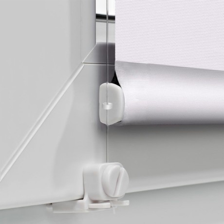 Рулонная штора "Болеро М19" блэкаут Натали белый 65х190