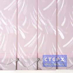 Палома /цвет розовый/ - ламель для вертикальных жалюзи из ткани