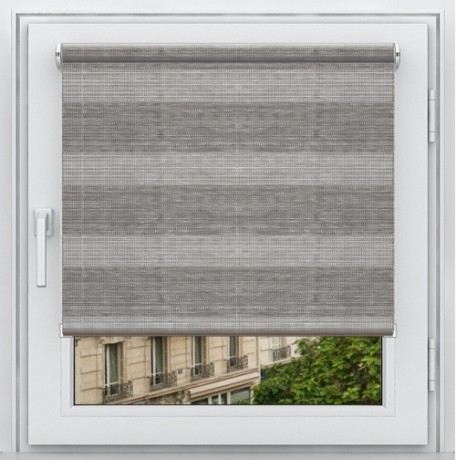 Двойная рулонная штора с цепочным приводом «Мини - ЗЕБРА», коллекция «Бамбук»