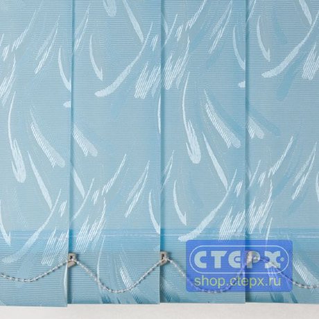 Палома /цвет голубой/ - ламель для вертикальных жалюзи из ткани