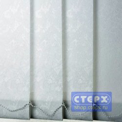 Париж /цвет белый/ - ламель для вертикальных жалюзи из ткани