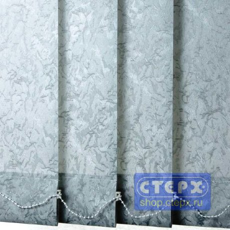 Париж /цвет серый/ - ламель для вертикальных жалюзи из ткани