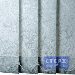 Париж /цвет серый/ - ламель для вертикальных жалюзи из ткани