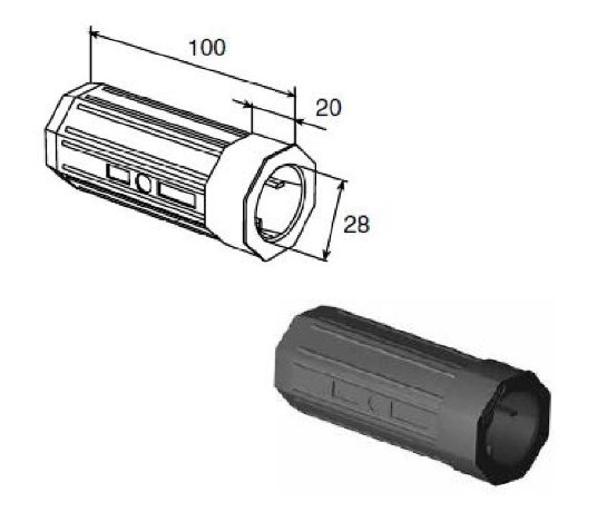 Капсула универсальная для октогонального вала