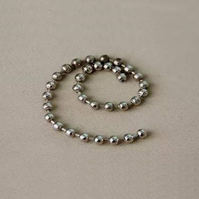 Нижняя цепь металлическая для алюминиевых и пластиковых вертикальных жалюзи