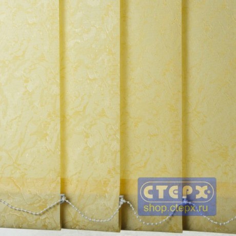 Париж /цвет желтый/ - ламель для вертикальных жалюзи из ткани