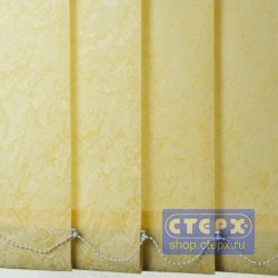 Париж /цвет желтый/ - ламель для вертикальных жалюзи из ткани