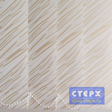 Атлант BLACK-OUT /цвет бежевый/ - ламель для вертикальных жалюзи из ткани