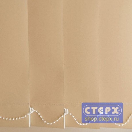 Альфа BLACK-OUT /цвет светло-коричневый/ - ламель для вертикальных жалюзи из ткани