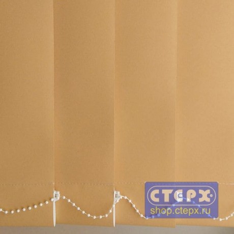 Альфа BLACK-OUT /цвет персиковый/ - ламель для вертикальных жалюзи из ткани