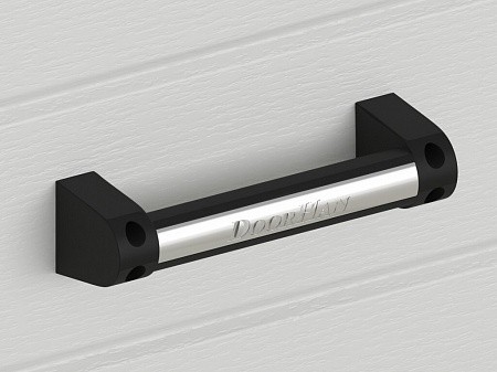 Ворота секционные серии RSD01SС, ширина 3350 мм, высота 2115 мм, коричневые RAL 8017, фактура доска