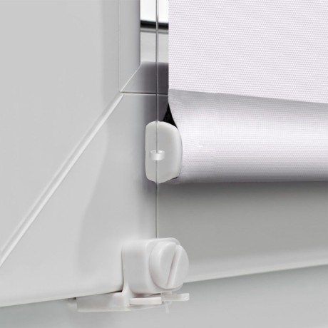 Рулонная штора "Болеро М19" блэкаут Натали серый 52,5х190