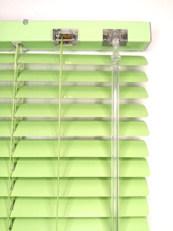 Жалюзи горизонтальные алюминиевые "Танго 25", Киви 5421, 60х120 см , упр Правое