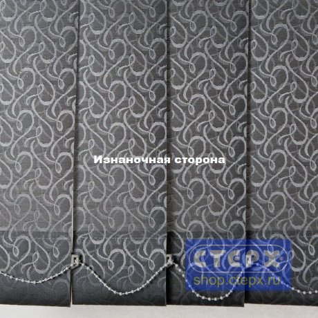 Рококо /цвет серый/ - ламель для вертикальных жалюзи из ткани