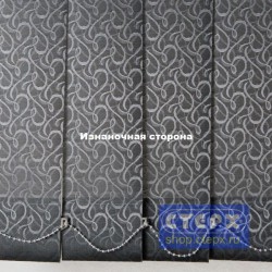 Рококо /цвет серый/ - ламель для вертикальных жалюзи из ткани