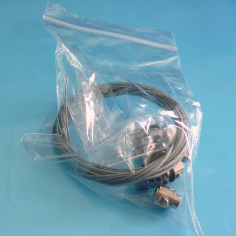 Комплект направляющих для горизонтальных жалюзи со стальным тросом