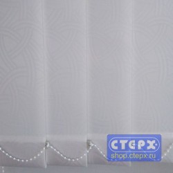 Уют /цвет белый/ - ламель для вертикальных жалюзи из ткани