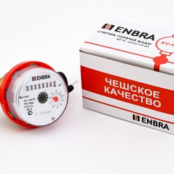Счётчик учёта горячей воды ENBRA EV-AM1 L110 D15 B, без сгонов