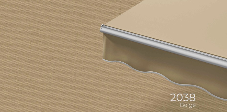 Маркиза локтевая VENTURA NEW, локти 2,0 метра, ручной привод, тент однотонный