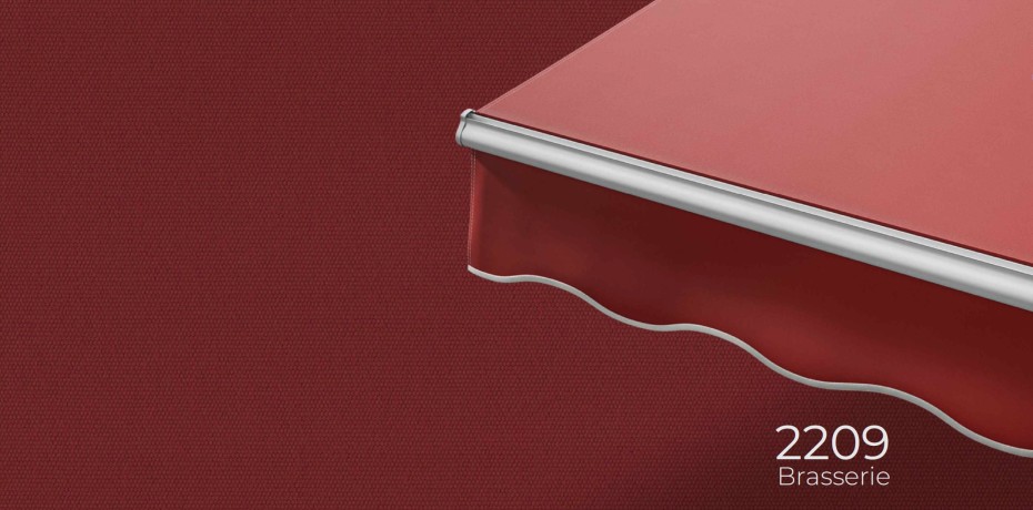 Маркиза локтевая VENTURA NEW, локти 2,0 метра, ручной привод, тент однотонный