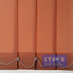 Союз-Аполлон /цвет терракотовый/ - ламель для вертикальных жалюзи из ткани