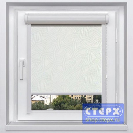 Миникассетная рулонная штора с цепочным приводом «UNI-2», коллекция «Уют»  