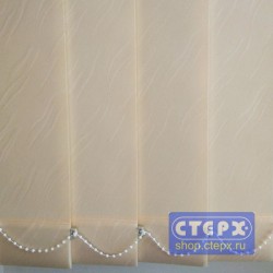 Лотос /цвет бежевый/ - ламель для вертикальных жалюзи из ткани