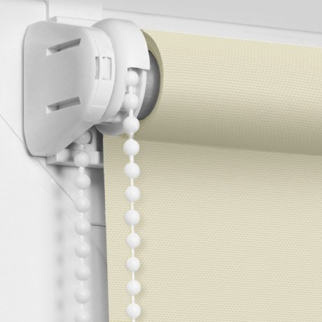 Рулонная штора "БОЛЕРО", Альфа, M19, светлая слоновая кость 67,5 х 190 см