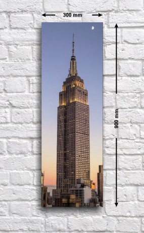 Постер «Небоскреб Эмпайр-стейт-билдинг», 30 см х 90 см