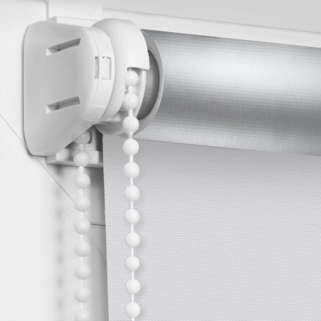 Рулонная штора "Болеро М19" блэкаут Натали серый 75х190