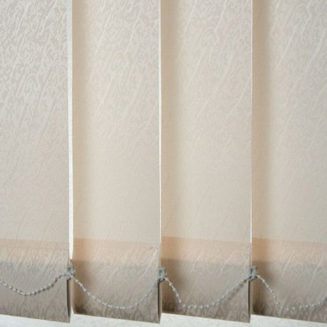 Ариэль /цвет бежевый/ - ламель для вертикальных жалюзи из ткани