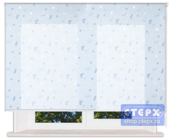 Штора рулонная с цепочным приводом «Миди», коллекция «Ассоль-Деворе»