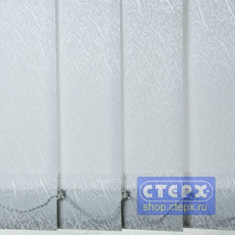 Ариэль /цвет белый/ - ламель для вертикальных жалюзи из ткани