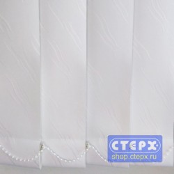 Лотос  BLACK-OUT /цвет белый/ - ламель для вертикальных жалюзи из ткани