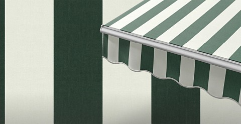 Маркиза локтевая VENTURA NEW, локти 4,0 метра, ручной привод, тент из ткани в двухцветную полоску