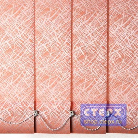 Сфера /цвет оранжевый/ - ламель для вертикальных жалюзи из ткани